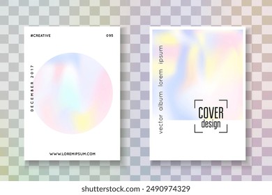 Hologram Pattern. Vintage Effect. 1980 Texture. Memphis Screen. Isolated 90s Template. Pearlescent Foil. Violet Minimal Paper. Pink Hologram Pattern