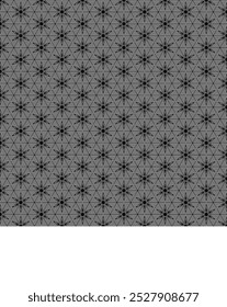 Hologram stars in geometric design vector pattern