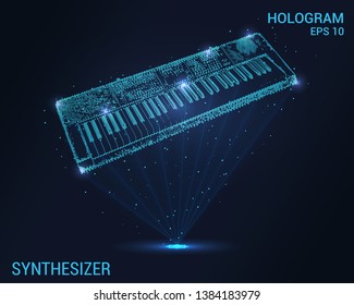 holographic piano keyboard