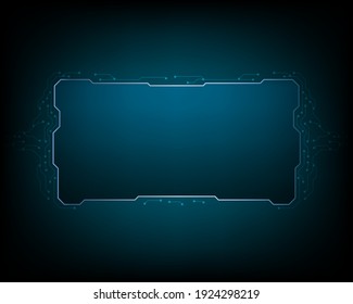 Hologram Template Technology Frame Screen Science