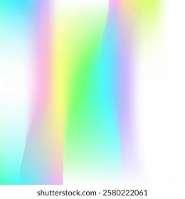 Hologram Texture. Abstract Gradient. Soft Multicolor Illustration. Hippy Shiny Background. Vintage Paper. Blur Vector. Neon Foil. Holographic Background. Blue Hologram Texture
