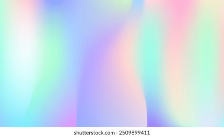 Hologram Texture. Blue Metal Background. Rainbow Flyer. Pop Glitch. Abstract Gradient. Holographic Gradient. Liquid Light. Blur Creative Template. Violet Hologram Texture