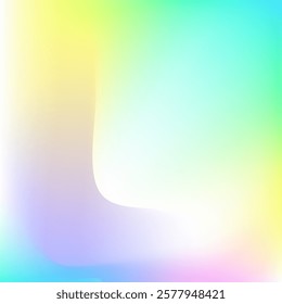 Hologram Texture. Blur Creative Template. Shiny Mesh. Holographic Gradient. Iridescent Gradient. Soft Shapes. Rainbow Cover. Hippy Retro Background. Green Hologram Texture