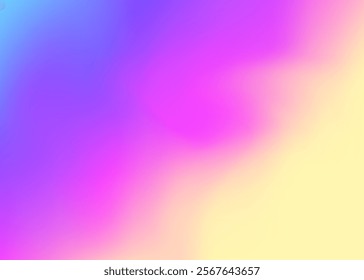 Hologram Texture. Blur Pattern. Abstract Gradient. Modern Light. Kawaii Card. Pop Futuristic Backdrop. Iridescent Background. Blue Soft Gradient. Pink Hologram Texture