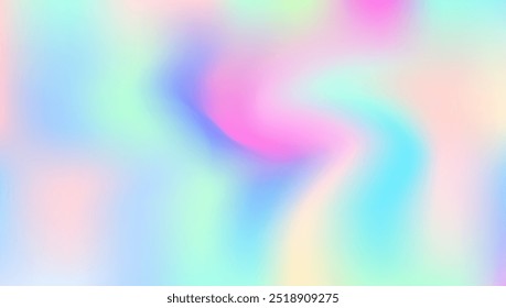 Hologram Texture. Blur Spectrum Invitation. Iridescent Background. Abstract Gradient. Chrome Foil. Soft Effect. Violet Metal Gradient. Modern Mesh. Purple Hologram Texture