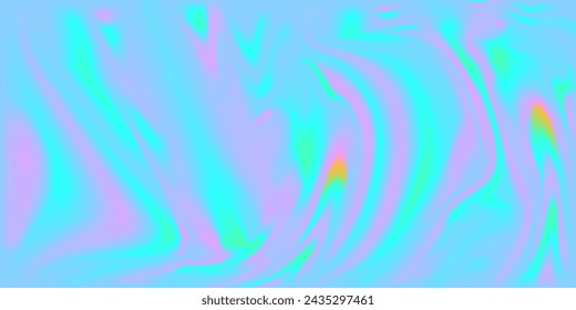 Hologram Texture Effect. Spectrum Neon Color. Vector Holographic Crystal Spectrum Background.