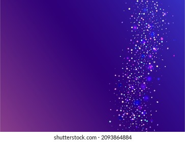 Hologram Texture. Festive Art. Kaleidoscope Background. Neon Glitter. Shiny Realistic Illustration. Glamour Foil. Blue Laser Glare. Metal Flare. Violet Hologram Texture