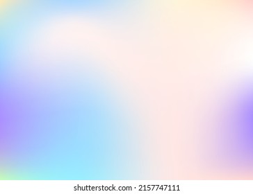 Hologram Texture. Iridescent Background. Purple Neon Gradient. Soft Glitter. Holographic Background. Blur Multicolor Template. Metalic Card. Girlie Flyer. Violet Hologram Texture