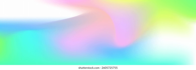 Hologram Texture. Iridescent Gradient. Retro Minimalist Template. Metalic Card. Tie Dye Shiny Background. Soft Cover. Pearlescent Background. Metal Surface. Blue Hologram Texture