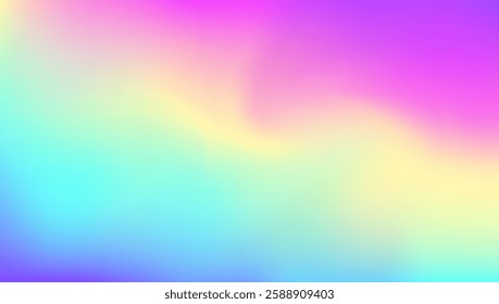 Hologram Texture. Metal Concept. Blur Minimalist Backdrop. Plastic Card. Digital Cover. Pearlescent Gradient. Pink Pop Gradient. Iridescent Background. Violet Hologram Texture