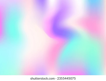 Hologram Texture. Neoneffekt. blauer Pop-Hintergrund. Metal Futuristische Hintergrundbilder. Trendflug. Minimales Fluid. Perleszierender Farbverlauf. Unberührter Geist. Violett-Hologramm-Textur