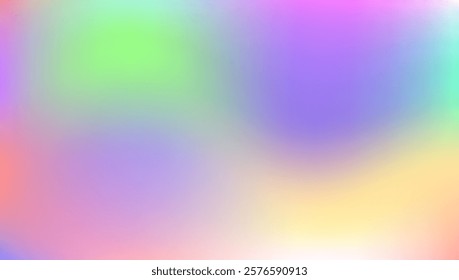 Hologram Texture. Neon Pattern. Abstract Gradient. Trendy Card. Pink Pop Background. Girlie Mesh. Holographic Gradient. Soft Minimalist Illustration. Blue Hologram Texture