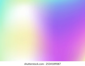 Hologram Texture. Pearlescent Background. Pink Soft Background. Abstract Gradient. Blur Banner. Retro Holography Backdrop. Rainbow Card. Graphic Flyer. Violet Hologram Texture