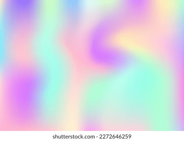 Hologram Texture. Pearlescent Background. Soft Shapes. Holographic Background. Minimal Cover. Retro Spectrum Illustration. Plastic Card. Purple Blur Gradient. Blue Hologram Texture