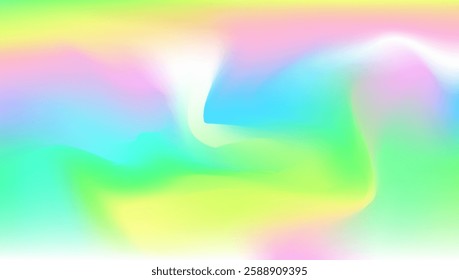 Hologram Texture. Pearlescent Gradient. Shiny Holography Brochure. Retro Cover. Hippie Metal Background. Modern Fluid. Iridescent Gradient. Neon Image. Green Hologram Texture