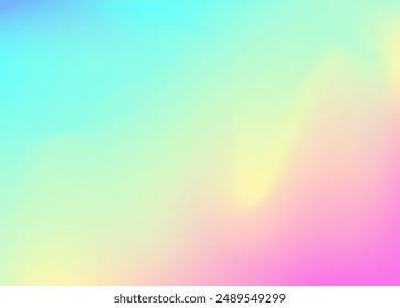 Textura holográfica. Degradado perla. Espectro suave de fondo. Patrón retro. Volante moderno. Tapa Kawaii. Fondo Brillante Violeta. Fondo holográfico. Textura de holograma púrpura