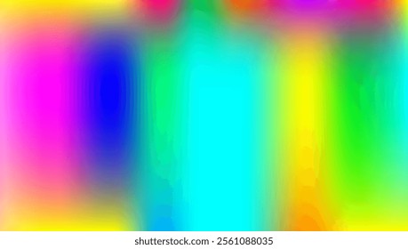 Hologram Texture. Pink Soft Gradient. Blur Concept. Holographic Background. Bright Light. Metal Minimalist Brochure. Abstract Background. Rainbow Cover. Violet Hologram Texture