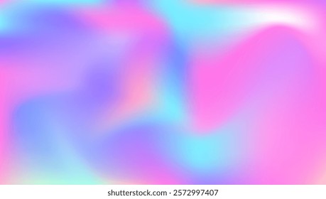 Hologram Texture. Plastic Paper. Vibrant Fluid. Pink Pop Gradient. Holographic Background. Pearlescent Gradient. Blur Effect. Retro Geometric Invitation. Violet Hologram Texture
