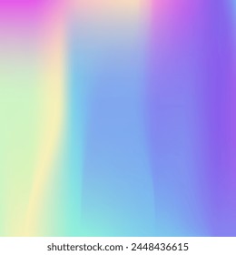 Hologram Texture. Pop Concept. Holographic Background. Digital Paper. Fashion Foil. Retro Holography Backdrop. Iridescent Gradient. Violet Neon Background. Purple Hologram Texture