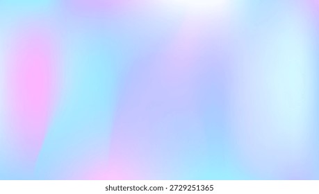 Textura holográfica. Gradiente retro púrpura. Fondo perlado. Luz de niña. Papel de moda. Antecedentes Abstractas. Fondo futurista suave. Difuminar el Vector. Textura de holograma violeta
