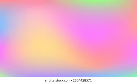 Hologram Texture. Rainbow Mesh. Blur Futuristic Backdrop. Iridescent Background. Chrome Light. Neon Poster. Blue Retro Background. Pearlescent Gradient. Violet Hologram Texture