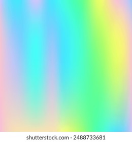 Hologram Texture. Rainbow Paper. Holographic Gradient. Shiny Vector. Pearlescent Background. Neon Cover. Hippy Blur Gradient. Soft Futuristic Illustration. Pink Hologram Texture