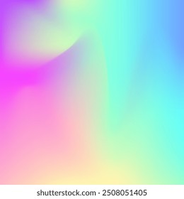 Hologram Texture. Retro Creative Invitation. Cosmos Foil. Bright Mesh. Pink Pop Background. Abstract Background. Iridescent Gradient. Blur Vector. Purple Hologram Texture