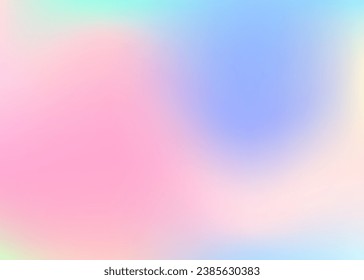 Hologram Texture. Shiny Banner. Iridescent Background. Blue Blur Gradient. Minimal Mesh. Hipster Foil. Metal Minimalist Brochure. Pearlescent Background. Pink Hologram Texture