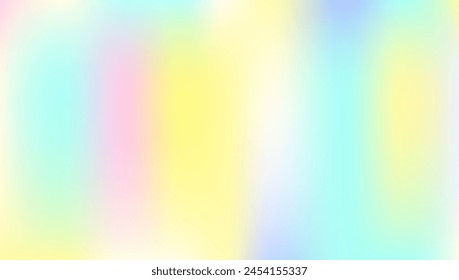 Hologram Texture. Shiny Futuristic Illustration. Digital Light. Soft Glitch. Pastel Mesh. Holographic Background. Abstract Background. Blue Blur Gradient. Pink Hologram Texture