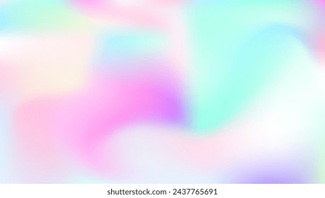 Hologram Texture. Shiny Holography Illustration. Abstract Background. Holographic Background. Cosmos Card. Fantasy Flyer. Pop Vector. Purple Blur Gradient. Violet Hologram Texture