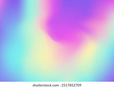 Hologram Texture. Trendy Paper. Blue Metal Gradient. Girlie Card. Pearlescent Background. Shiny Glitch. Holographic Background. Soft Spectrum Illustration. Purple Hologram Texture