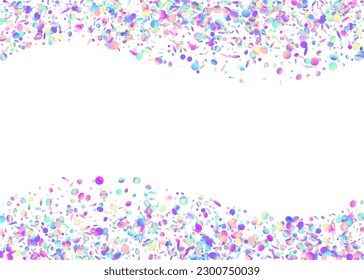 Hologram Tinsel. Blue Disco Texture. Unicorn Foil. Shiny Flyer. Kaleidoscope Glitter. Modern Art. Glitch Background. Laser Colorful Gradient. Purple Hologram Tinsel