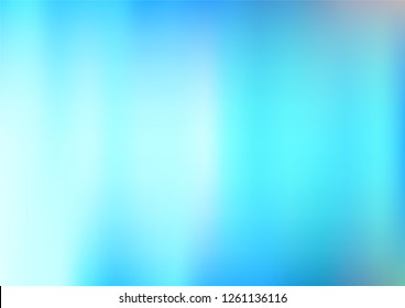 Hologram Vector Fairy Tale Dreamy Background. Rainbow Girlie Iridescent Gradient, Holographic Fluid Poster Wallpaper. Hologram, Unicorn, Magic Neon Pearlescent Banner. Modern Tech Music Design