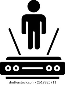Hologram vector icon. Can be used for printing, mobile and web applications.