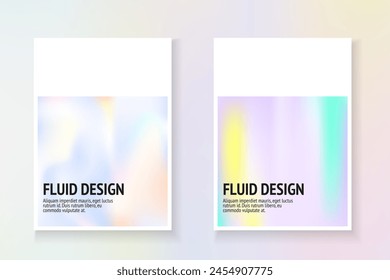 Holograph Background. 1980 Pattern. Geometric Poster. Digital Screen. Colourful White Illustration. Memphis Concept. Blue Hologram Cover. Purple Holograph Background