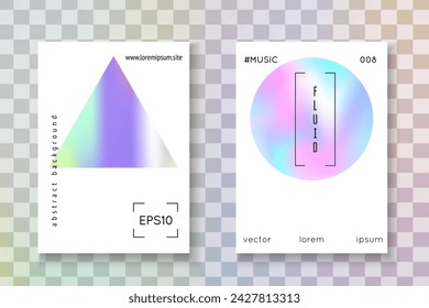 Holografischer Hintergrund. 1980 Textur. In: Blue Geometry Paper. Memphis Banner. Grafischer Effekt. In: Business Prism Illustration. Minimale Flüssigkeit. Lila Holografie Hintergrund