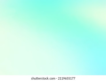 Holograph Dreamy Banner. Gradient Girlie Foil Holo Teal. Neon Texture Overlay, 80s, 90s Music Background Pearlescent Holographic Liquid Light Horizontal Wallpaper Rainbow Overlay Hologram Cover.