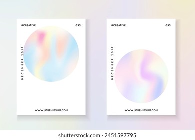 Holograph Fluid. Chrome Vector. Holographic Pattern. Violet Rainbow Paper. Colorful Pearl Illustration. Fashion Banner. Minimal Shape. Pink Holograph Fluid
