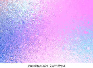 Holograph foil paper background. Iridescent texture effect. Rainbow gradient pattern. Hologram pastel gloss vector bg. Foil metal effect.