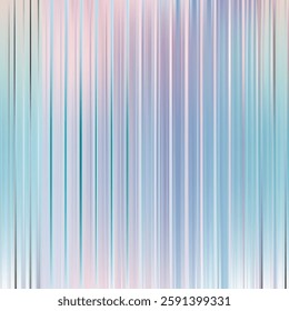 Holograph ice glass texture background. Reed flute pattern effect. Laser ripple abstract line ribbed 3d gradient. Silver frosty reflect striations. Light corrugated transparent window iridescent wall