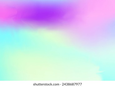 Holograph Minimal Banner. Gradient Girlie Foil Holo Teal. Pearlescent Holographic Fluid Glam Horizontal Background Rainbow Overlay Hologram Cover. Neon Paper Overlay, 80s, 90s Music Wallpaper