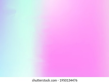 Holograph Minimal Banner. Iridescent Holographic Fluid Glam Horizontal Background Neon Graphic Overlay, 80s, 90s Music Wallpaper Unfocused Girlie Foil Holo Teal. Rainbow Overlay Hologram Cover.