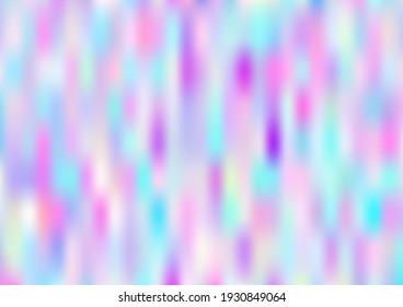 Holograph Minimal Banner. Neon Texture Overlay, 80s, 90s Music Background Iridescent Holographic Fluid Girlie Horizontal Wallpaper Unfocused Girlie Foil Holo Teal. Rainbow Overlay Hologram Cover.
