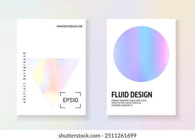 Holograph Presentation. Digital Screen. Geometric Mesh. Memphis Concept. Purple 1980 Label. Business Pearl Illustration. Color Fluid. Blue Holograph Presentation