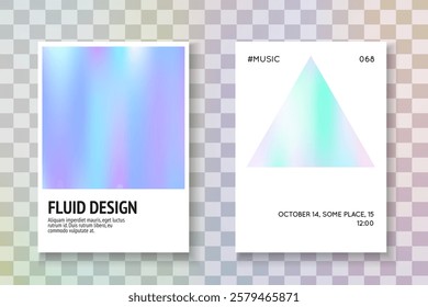 Holograph Texture. Minimal Shape. Blue Neon Label. Isolated Pearl Backdrop. Digital Effect. Modern Design. Minimalist Presentation. Pink Holograph Texture
