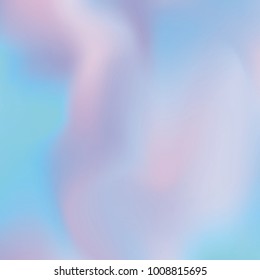 Holographic abstract background. Colorful holographic backdrop with gradient mesh. 90s, 80s retro style. Pearlescent graphic template for banner, flyer, cover design, mobile interface, web app.