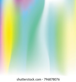 Holographic abstract background. Colorful Gradient backdrop with holographic mesh. 90s, 80s retro style. Iridescent graphic template for brochure, flyer, poster design, wallpaper, mobile screen.