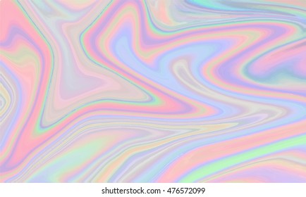 Holographic abstract background in fluid color design. Vector illustration for your modern style trends 80s / 90s background with creative project design cover, book, printing, gift card, fashion. 