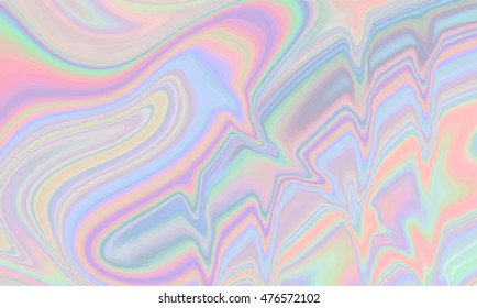 Holographic abstract background in fluid color design. Vector illustration for your modern style trends 80s / 90s background with creative project design cover, book, printing, gift card, fashion. 