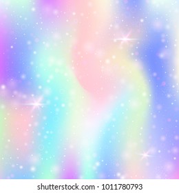 Unicorn Background Rainbow Mesh Liquid Universe Stock Vector (Royalty ...